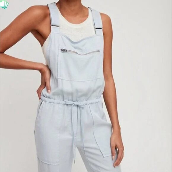 Aritzia Wilfred Free Valletta Mint Overalls XS - Picture 2 of 7